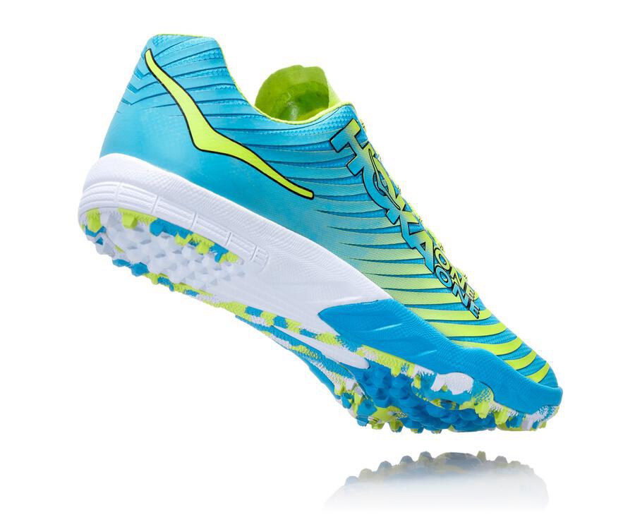 Zapatillas Atletismo Hoka One One Hombre - Evo Xc - Azules/Verde - EBZ351790